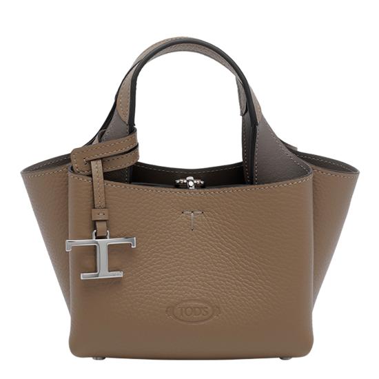 26FW 토즈 마이크로 토트백 XBWAPAFL000QRI 6L31 BROWN GREY DOM
