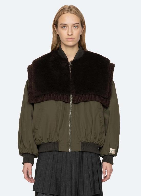  씨뉴욕 봄버 자켓 AW26 107 GREEN - SEA NY