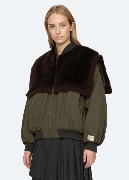  씨뉴욕 봄버 자켓 AW26 107 GREEN - SEA NY