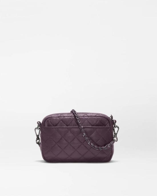  엠지 월리스 크로스백 Mz Wallace Mini Crosby Crossbody Bag Raisin - MZ WALLACE