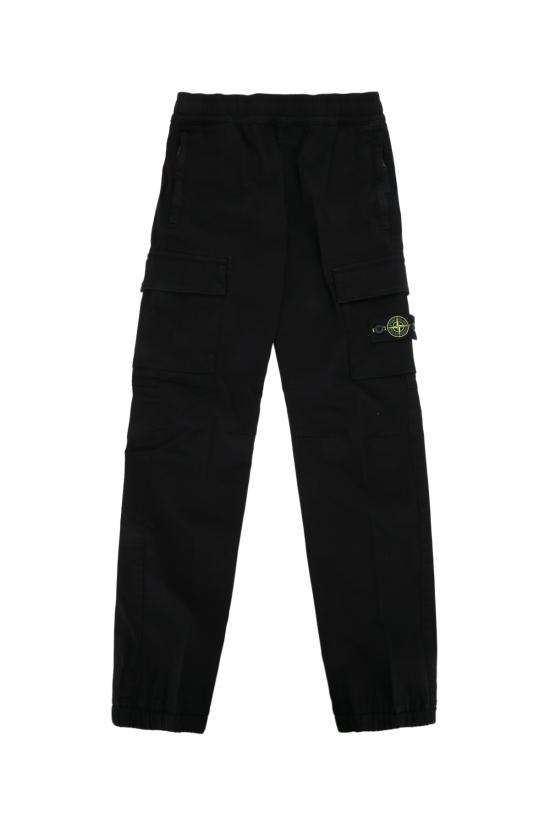 26FW [키즈] 스톤 아일랜드 팬츠 L2S163100006S0012 V0029 BLACK