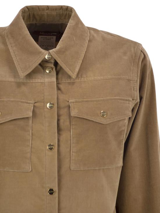 26FW 막스마라 스튜디오 셔츠 2626196021600 002 Beige - MAX MARA STUDIO