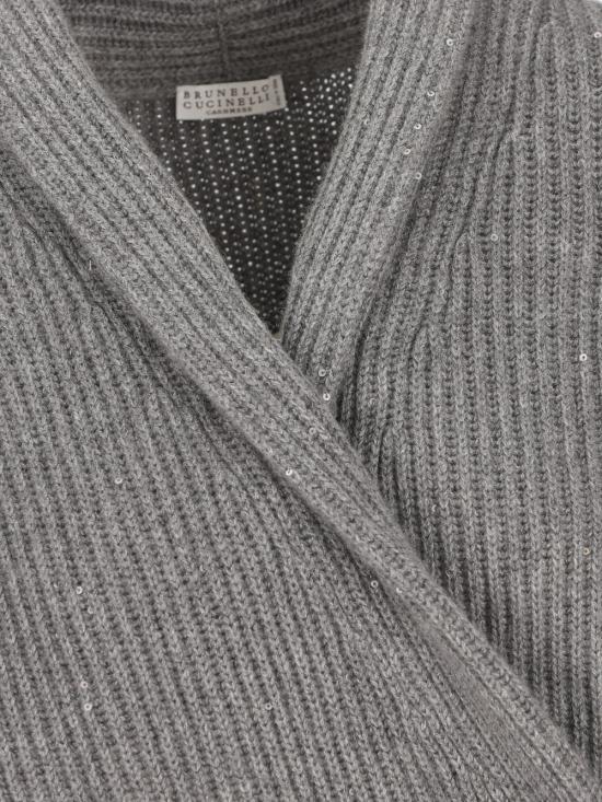 26FW 브루넬로 쿠치넬리 가디건 M71544306 CJ074 Grigio scuro - BRUNELLO CUCINELLI