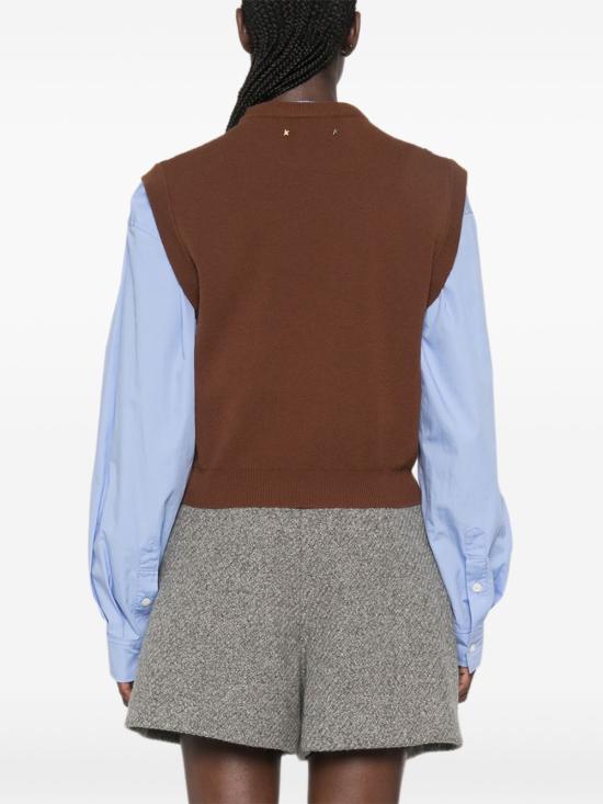 26FW 골든구스 긴팔 티셔츠 GWP02824 P00267683442 Brown - GOLDEN GOOSE