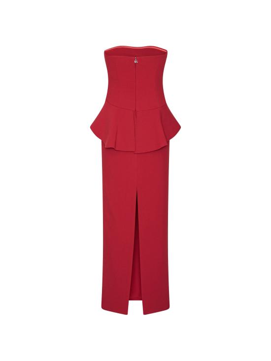 26FW 로테이트 미디 원피스 116649 2240 Rosso - ROTATE