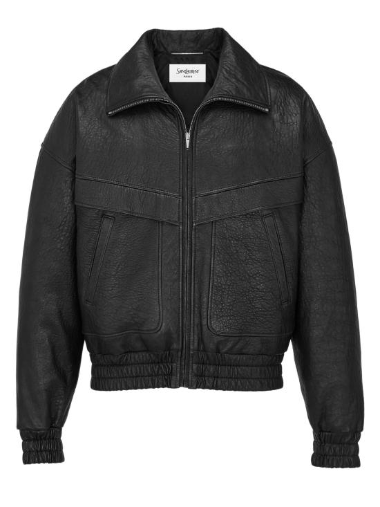 26FW 생로랑 가죽 자켓 847967 YCNF21000 Black