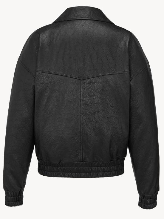 26FW 생로랑 가죽 자켓 847967 YCNF21000 Black - SAINT LAURENT