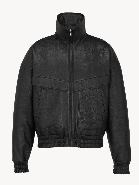 26FW 생로랑 가죽 자켓 847967 YCNF21000 Black - SAINT LAURENT