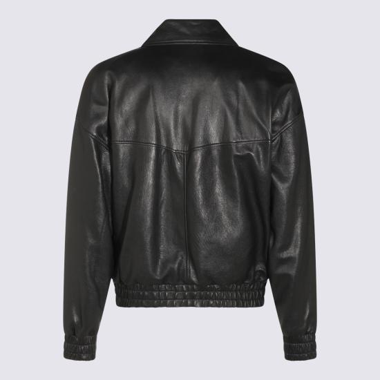 26FW 생로랑 가죽 자켓 847967 YCNF21000 BLACK - SAINT LAURENT