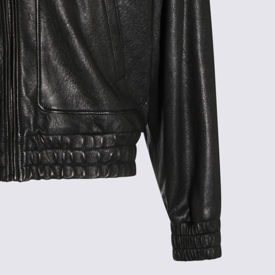 26FW 생로랑 가죽 자켓 847967 YCNF21000 BLACK - SAINT LAURENT