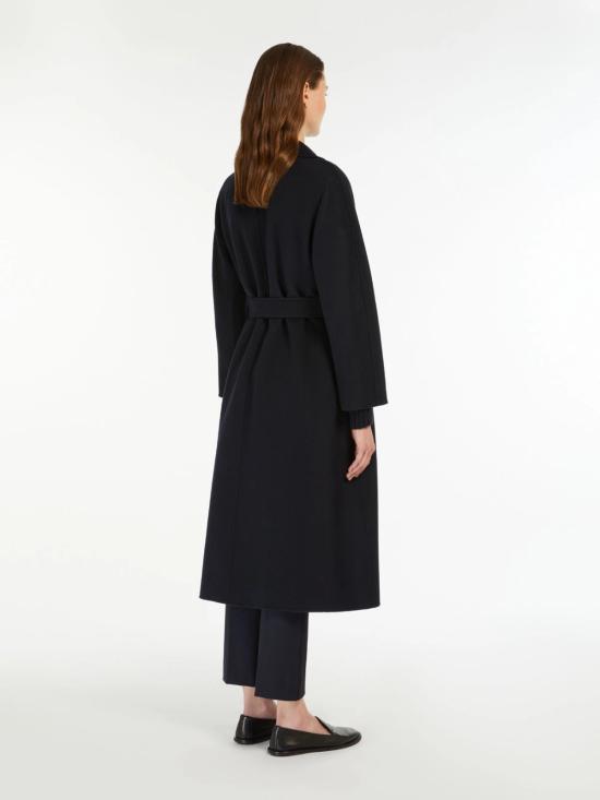 26FW 에스막스마라 에스막스마라 에스투리아 벨티드 울 코트 2629016101600 012 Blu - 'S MAX MARA