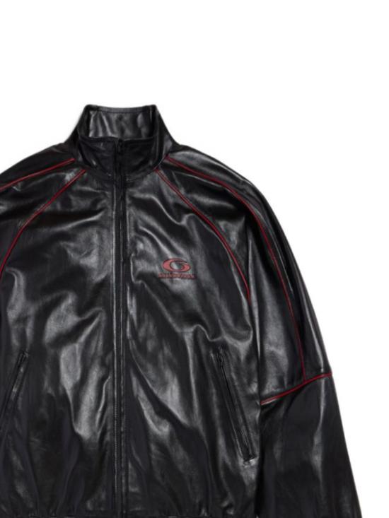 26SS 발렌시아가 수트 자켓 869734 TUS026165 Black burgundy - BALENCIAGA