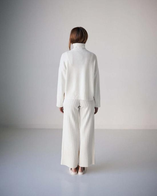  Her The Label 스트레이트 팬츠 그녀의 라벨 오슬로 팬츠 오이스터 - OTHER BRANDS