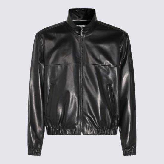 26FW 생로랑 가죽 자켓 A000H9 YCOJ21000 BLACK