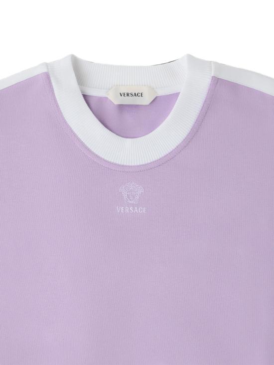 26FW 베르사체 반팔 티셔츠 10258991A18639 2LC10 LILLA - VERSACE