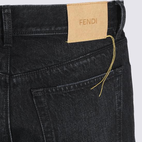 26FW 펜디 데님 팬츠 FLP376 B1PHF0QA1 Black - FENDI