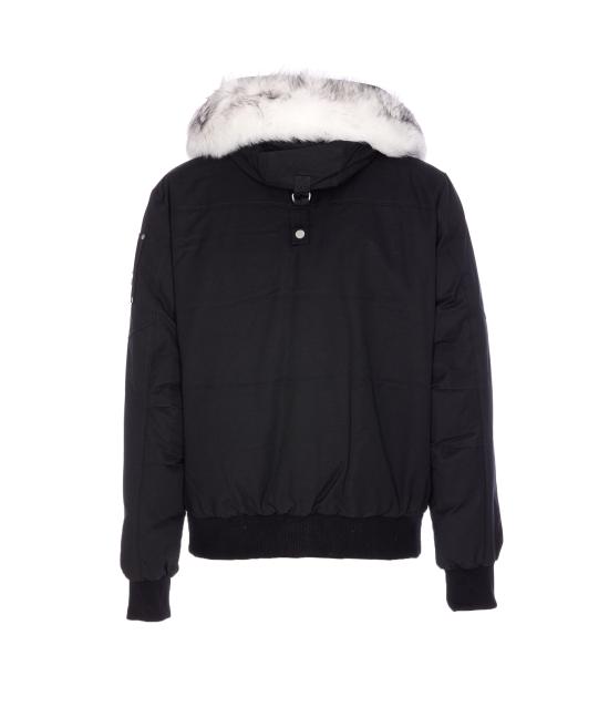 26FW 무스너클 오리지널 벨라스틱 네오시어 봄버 자켓 M35MB000S 1001 BLACK WHITE - MOOSE KNUCKLES