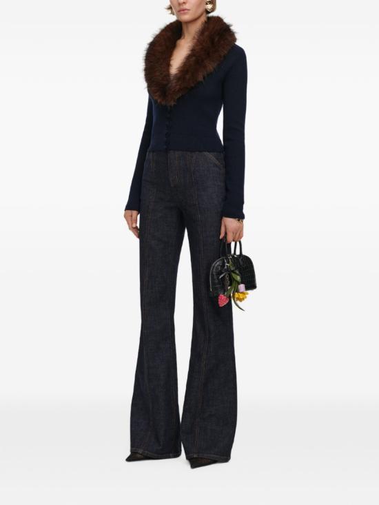 26FW 셀프 포트레이트 가디건 AW26148CAN NAVY BLU - SELF PORTRAIT