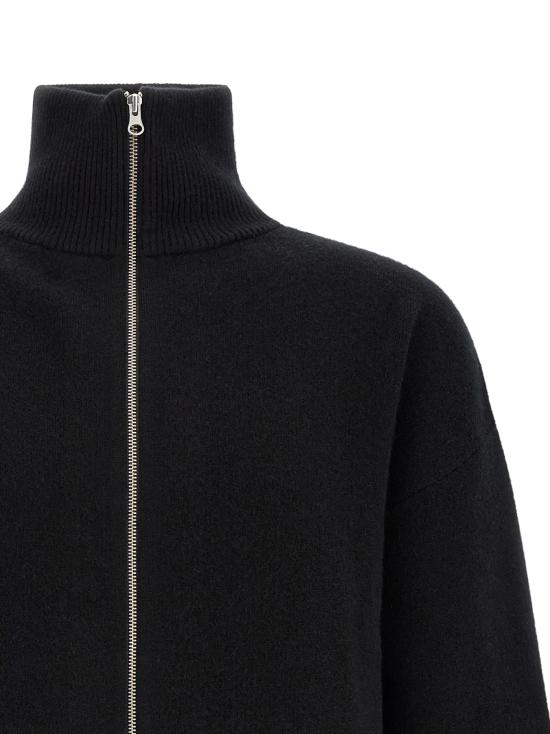 26FW 익스트림캐시미어 집업 니트 N319XTRAOUTRAVEN Black - EXTREME CASHMERE