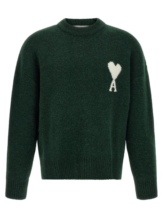 26FW 아미 ADC 크루넥 스웨터 UKS836KN0135A279 Green