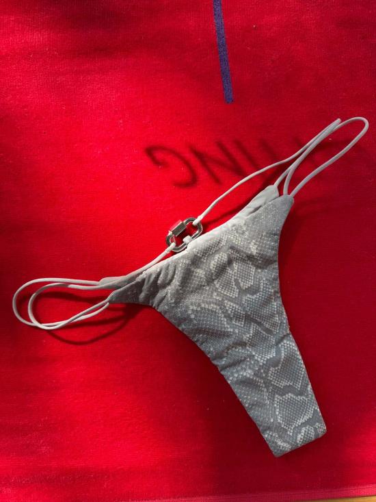  Ziah 비키니 수영복 Hardware Petit Skimpy 비키니 바텀 애쉬 파이톤 - OTHER BRANDS
