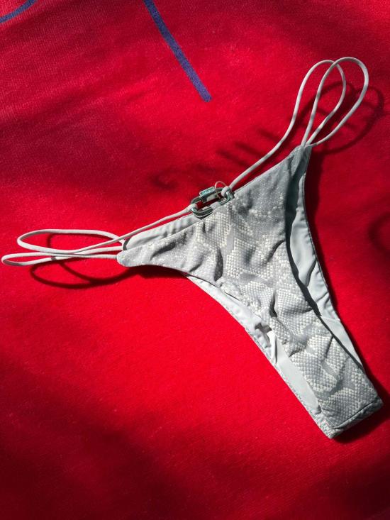  Ziah 비키니 수영복 Hardware Petit Skimpy 비키니 바텀 애쉬 파이톤 - OTHER BRANDS