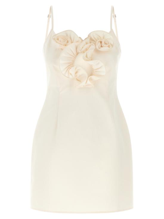 26FW 마그다뷰트림 숏 원피스 655726CREAM Beige