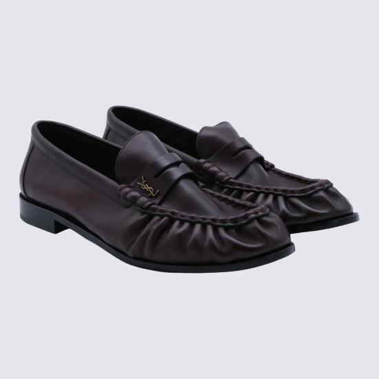 26FW 생로랑 로퍼 A002CJ AAGXG6110 BURGUNDY - SAINT LAURENT