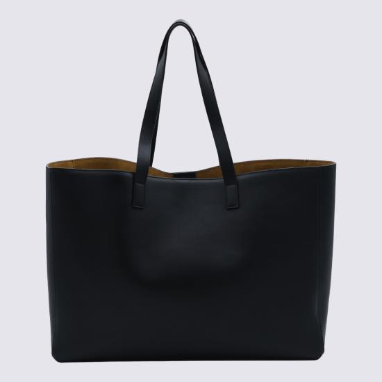 26FW 생로랑 토트백 876438 AAGWW1896 NERO RUSTIC CAMEL - SAINT LAURENT