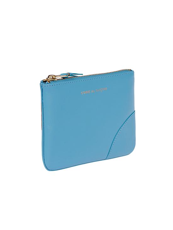 26FW 꼼데가르송 클래식 레더 라인 파우치 SA8100 BLUE - COMME DES GARCONS