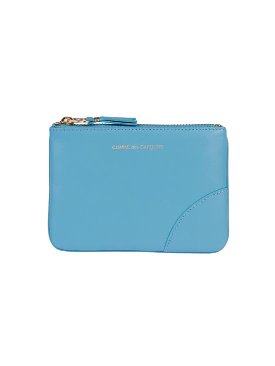 26FW 꼼데가르송 클래식 레더 라인 파우치 SA8100 BLUE