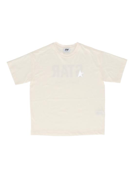 26FW [키즈] 골든구스 티셔츠 P002698 11560 BIANCO