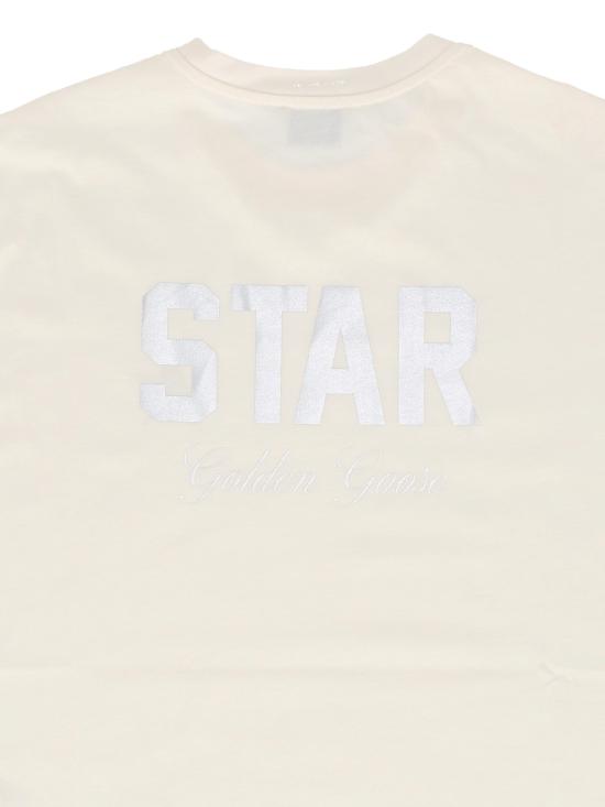 26FW [키즈] 골든구스 티셔츠 P002698 11560 BIANCO - GOLDEN GOOSE