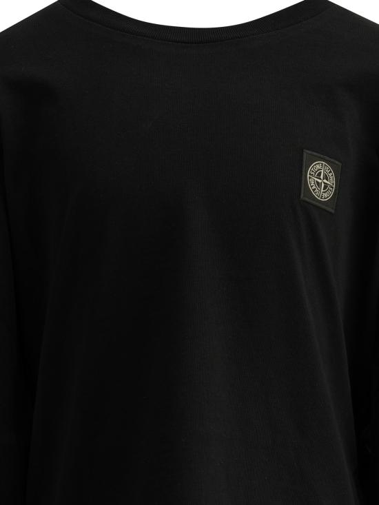 26FW [키즈] 스톤 아일랜드 티셔츠 L2S162100002S0047V0029 Black - STONE ISLAND
