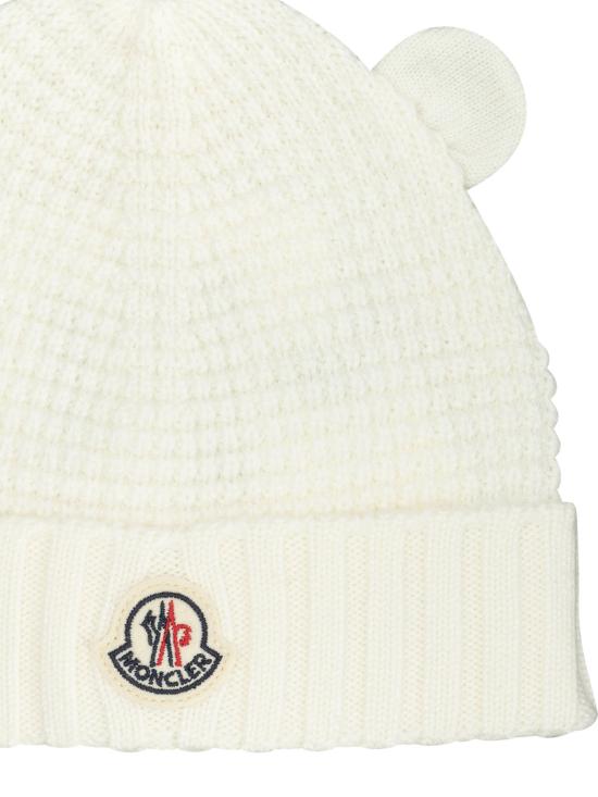 26FW [키즈] 몽클레어 모자 3B00005 M1131040 White - MONCLER