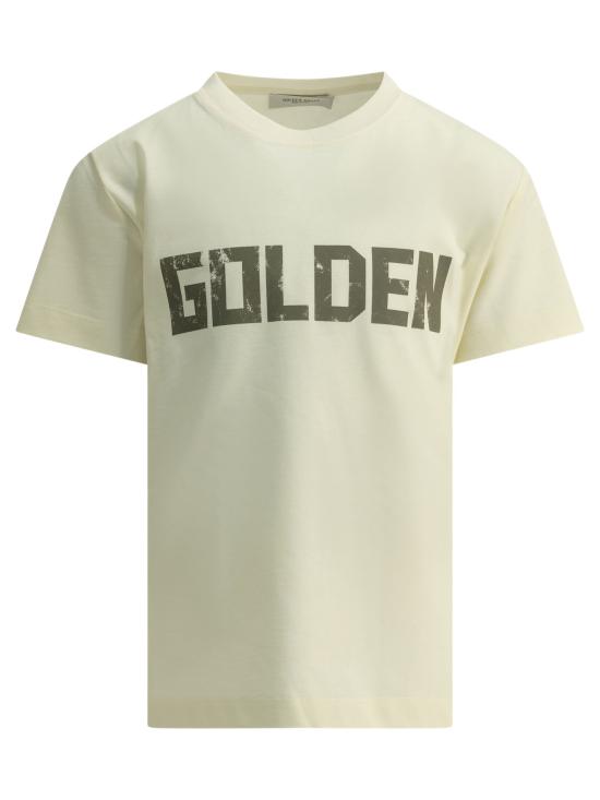 26FW [키즈] 골든구스 티셔츠 GKP02441P00268811560 White