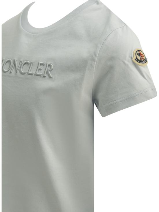 26FW [키즈] 몽클레어 티셔츠 8C00018 89AT990J Light blue - MONCLER