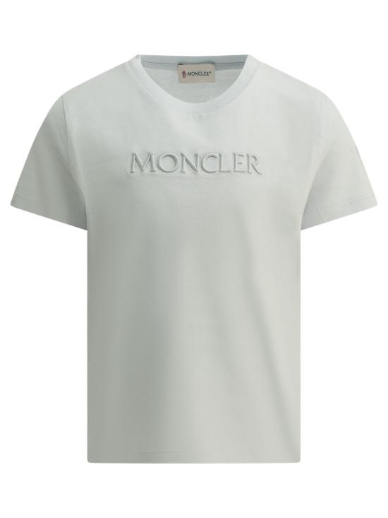 26FW [키즈] 몽클레어 티셔츠 8C00018 89AT990J Light blue