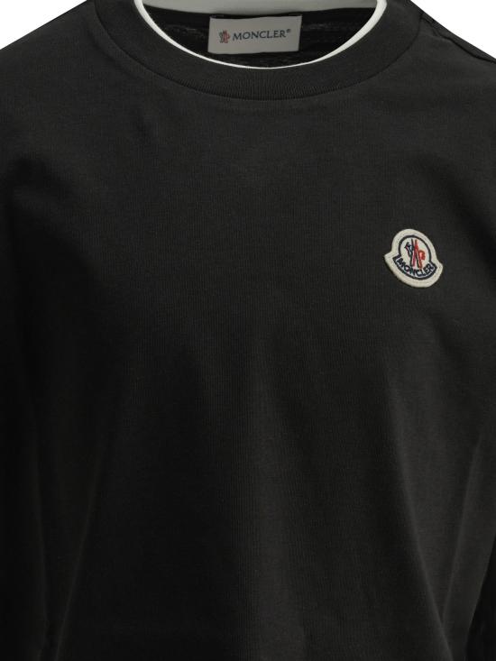 26FW [키즈] 몽클레어 티셔츠 8C00008 K89AFV999 Black - MONCLER