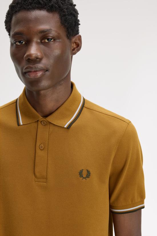 26FW 프레드페리 폴로 티셔츠 M3600 80C Dkca dskbl ngtgr - FRED PERRY