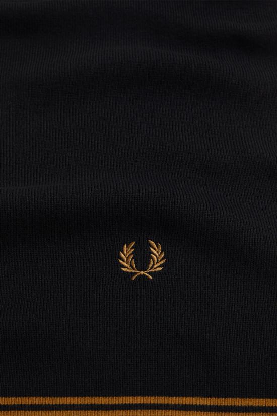 26FW 프레드페리 머플러/스카프 C3319 U12 BLACK DK CAMEL - FRED PERRY