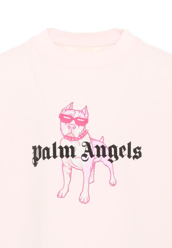 26SS [키즈] 팜앤젤스 티셔츠 PGAA002S26JER009 042 PINK - PALM ANGELS