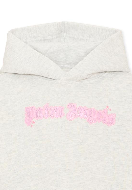 26SS [주니어] 팜앤젤스 풀오버 PGBB006S26FLE001 101 GREY - PALM ANGELS