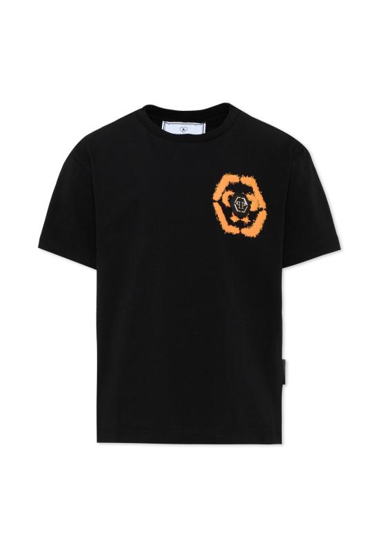 26SS [키즈] 필립 플레인 티셔츠 S6PHJBTH015 110 BLACK