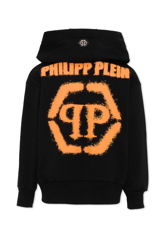26SS [키즈] 필립 플레인 니트/스웻셔츠 S6PHJBZH014 110 BLACK - PHILIPP PLEIN