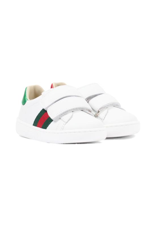 26FW [키즈] 구찌 스니커즈 455447 CPWP0 9085 WHITE - GUCCI