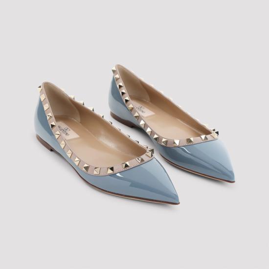 26FW 발렌티노 가라바니 플랫 슈즈 8W2S0403VNW C7U STONE GREY POUDRE - VALENTINO GARAVANI