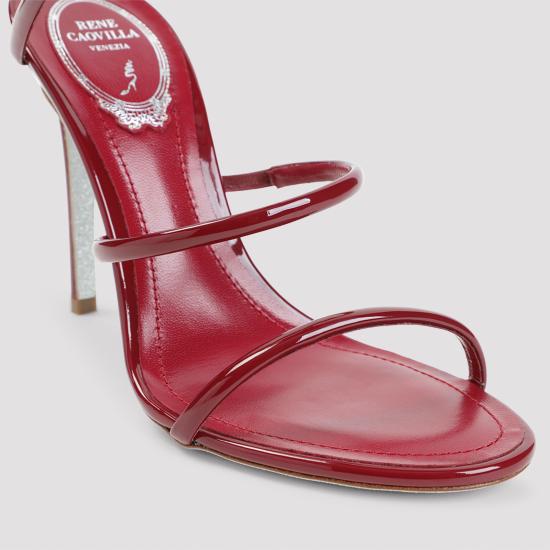 26FW 르네 카오빌라 샌들 C12351105V001X118 SCARLET PATENT - RENE CAOVILLA