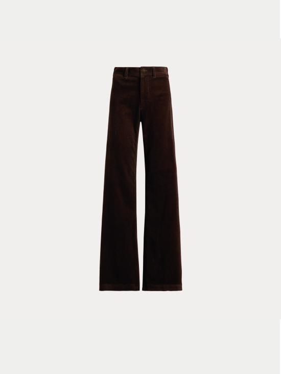 26FW 랄프 로렌 플레어 팬츠 Velluto a Coste Beaton Marrone의 Pantaloni 플레어 - RALPH LAUREN