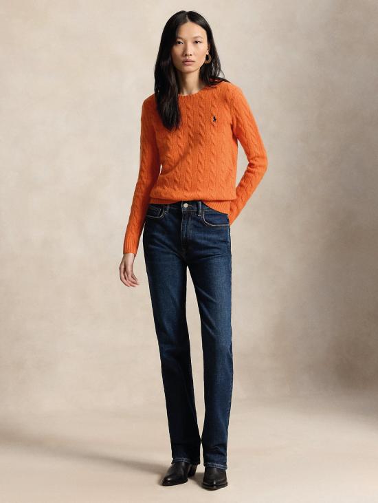 26FW 랄프 로렌 스웨터 미스토 캐시미어 아란시오 소재의 Maglia a Trecce - RALPH LAUREN
